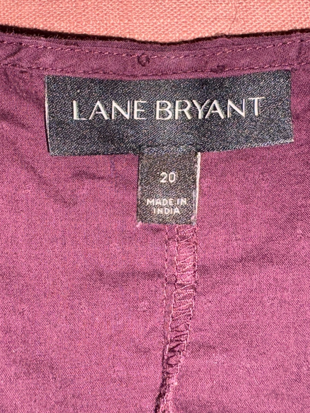 Plus Size Babydoll Tunic Purple Boho Blouse Embroidery Cotton Fall Cottagecore - Picture 7 of 10